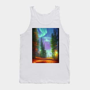 Aurora at Night Tank Top